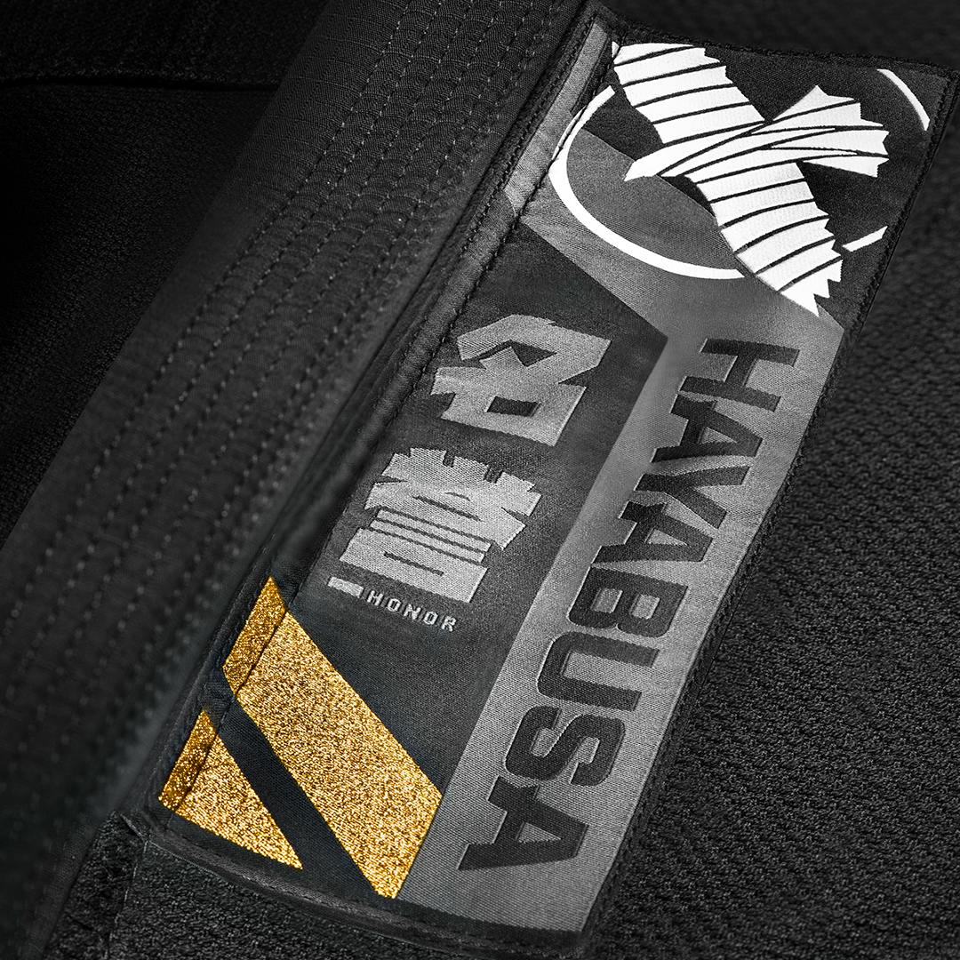 Gi de jiu-jitsu para niño Hayabusa Ascend NEGRO