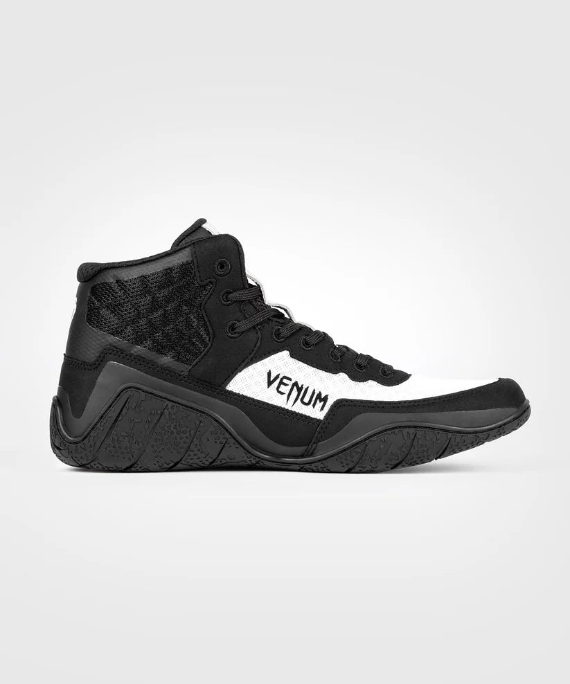 Zapatillas de lucha Venum Elite - Negro/Blanco