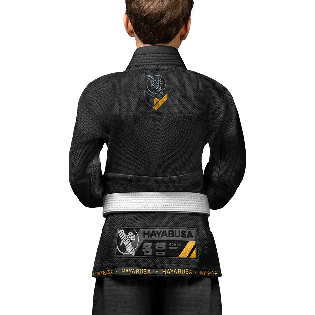 Gi de jiu-jitsu para niño Hayabusa Ascend NEGRO