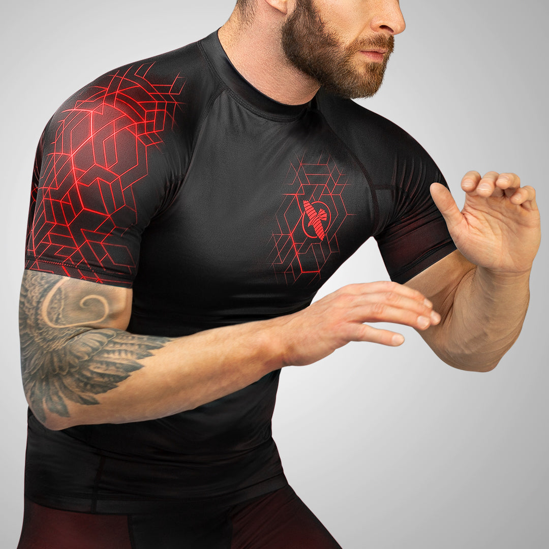 Rashguard de manga corta Hayabusa Geo