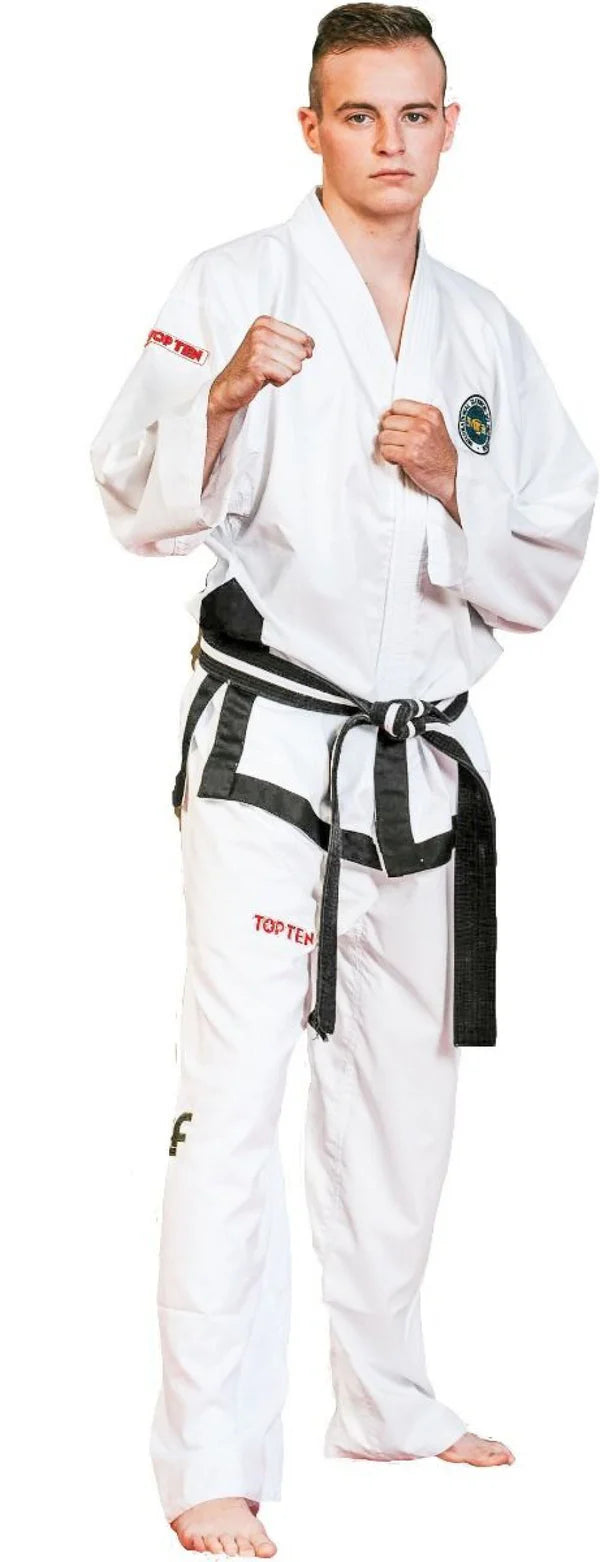 Uniforme de instructor asistente TOP TEN ITF - Dobok Diamond (1.er - 3.er Dan)