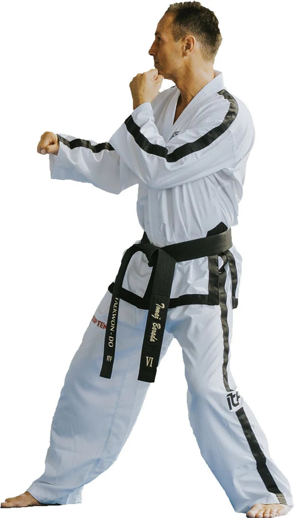 Uniforme de instructor de Taekwon-Do TOP TEN ITF - Dobok Diamant (4º - 6º Dan)