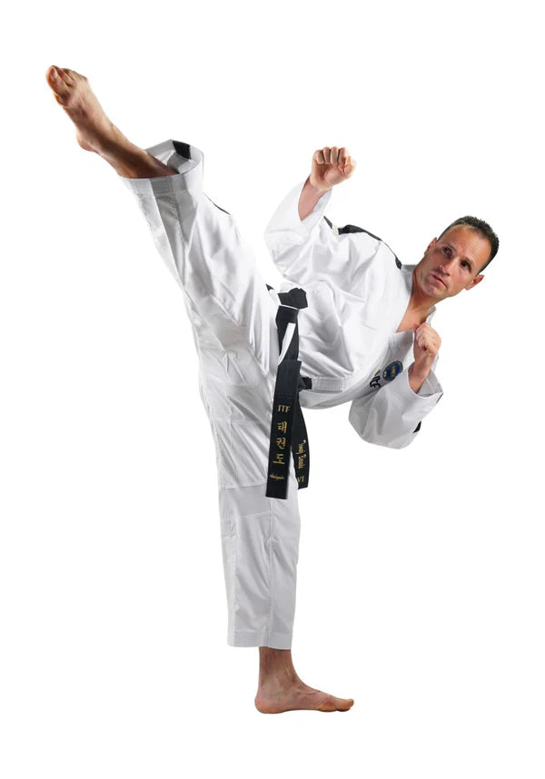 Uniforme de instructor de Taekwon-Do TOP TEN ITF - Dobok Diamant (4º - 6º Dan)