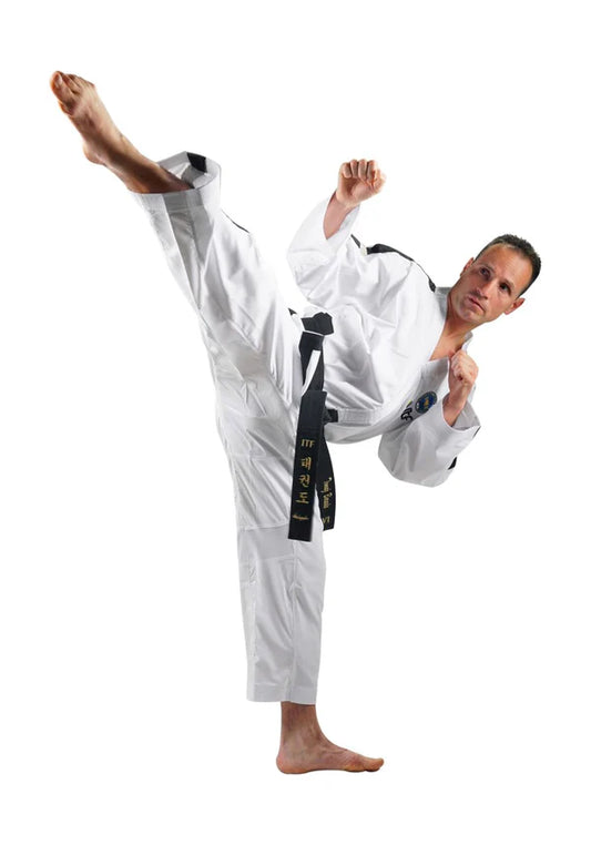 Uniforme de instructor de Taekwon-Do TOP TEN ITF - Dobok Diamant (4º - 6º Dan)