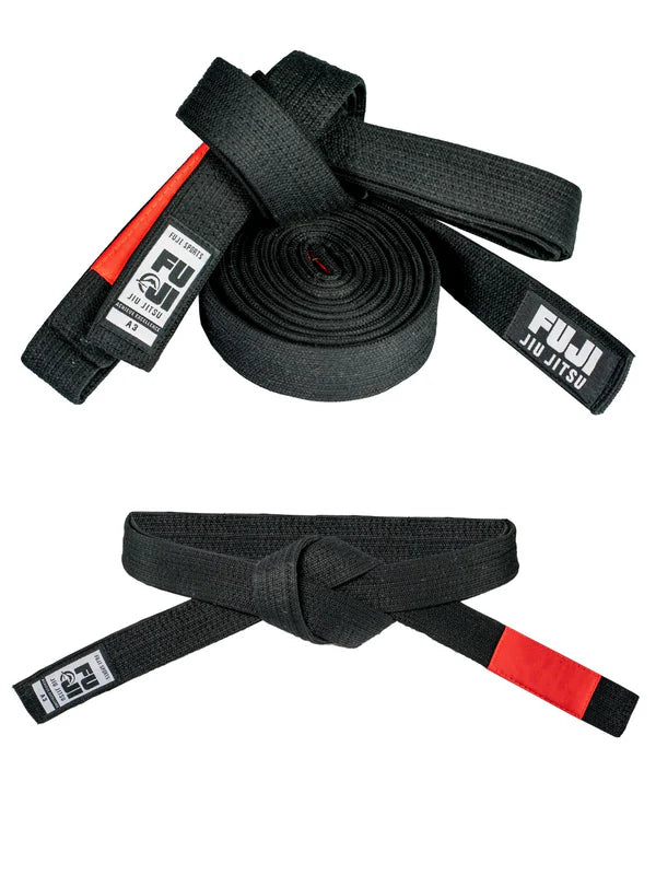 Premium Fuji Pearl Weave BJJ Belt Black