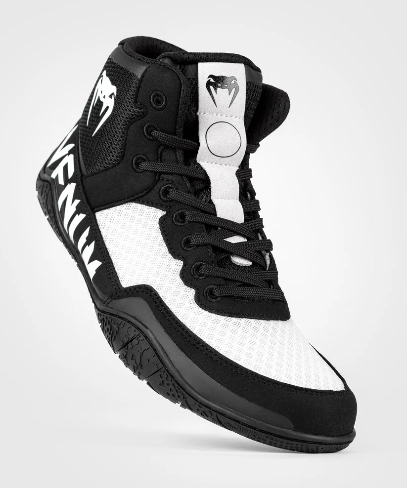 Zapatillas de lucha Venum Elite - Negro/Blanco