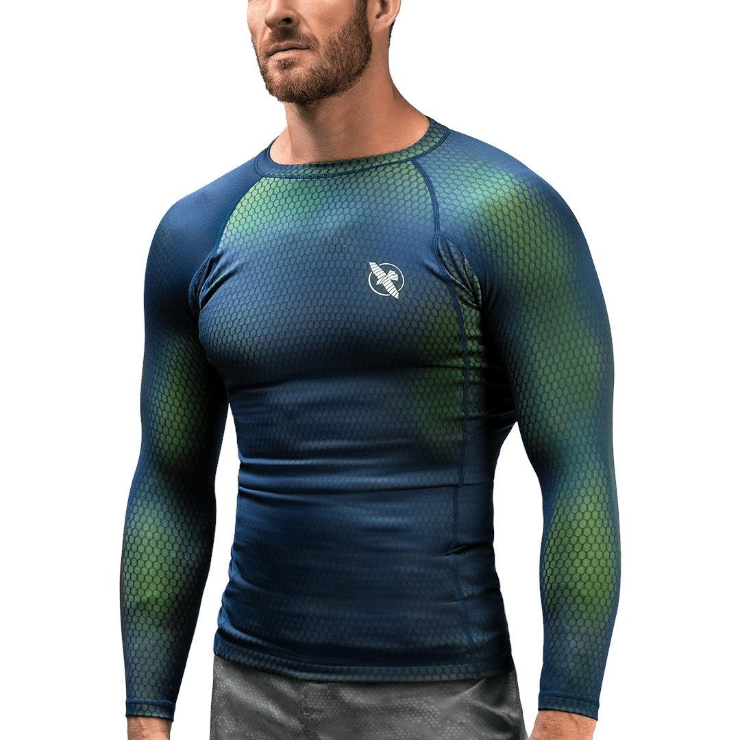 Rashguard manga larga para hombre Hayabusa Fusion
