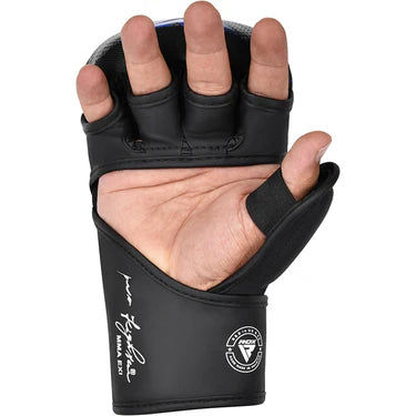 Guantes de agarre para tiradores RDX aprobados por IMMAF, azules