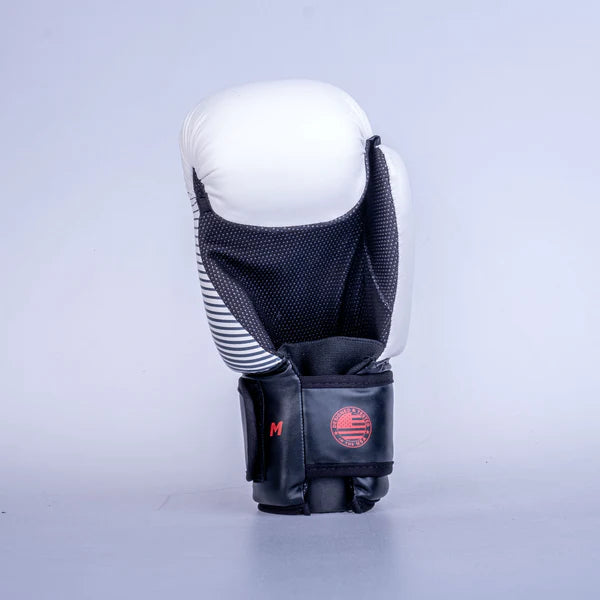 Guantes abiertos Fighter Pro Edition - blanco/negro