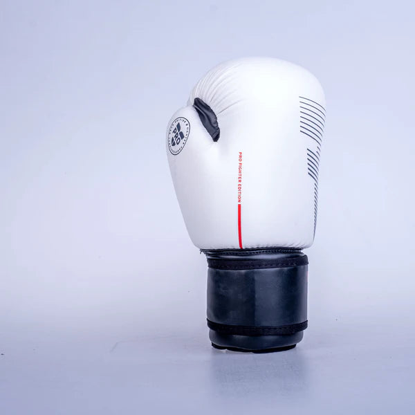 Guantes abiertos Fighter Pro Edition - blanco/negro