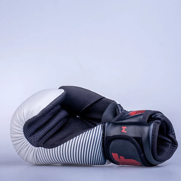 Guantes abiertos Fighter Pro Edition - blanco/negro