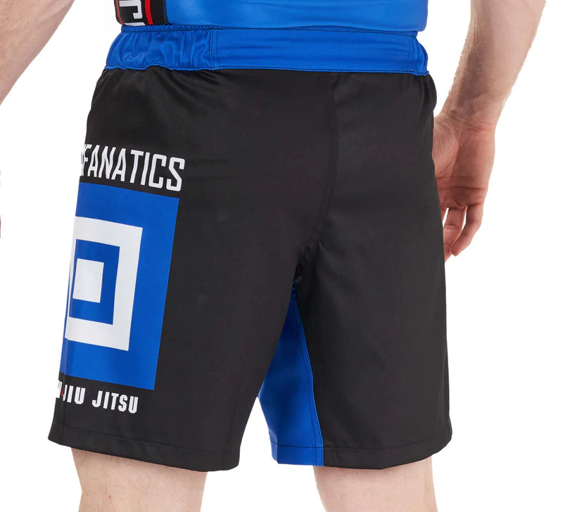 Pantalones cortos ligeros BJJ Fanatics azules