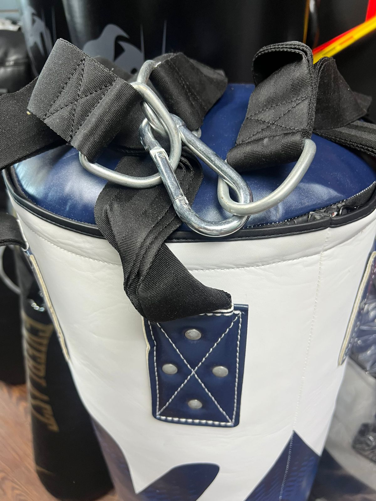 SACO DE BOXEO VENUM HURRICANE BLUE/WHITE