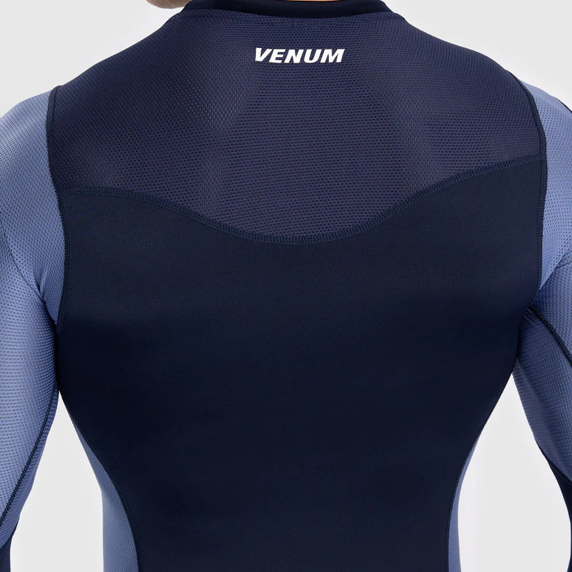 Camiseta de manga larga para hombre - Azul marino/Azul Venum Tempest