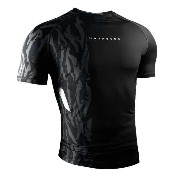 Rasguard de Manga Corta Apex de Hayabusa Black