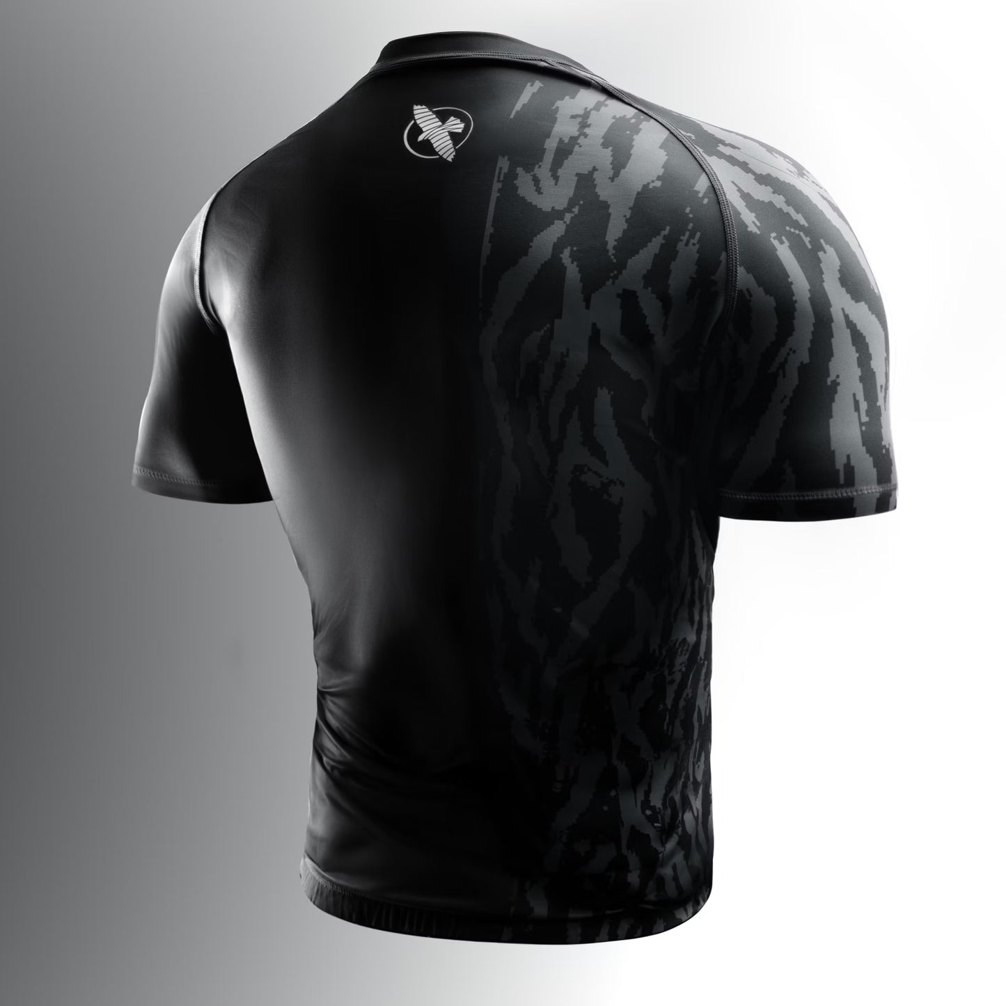 Rasguard de Manga Corta Apex de Hayabusa Black