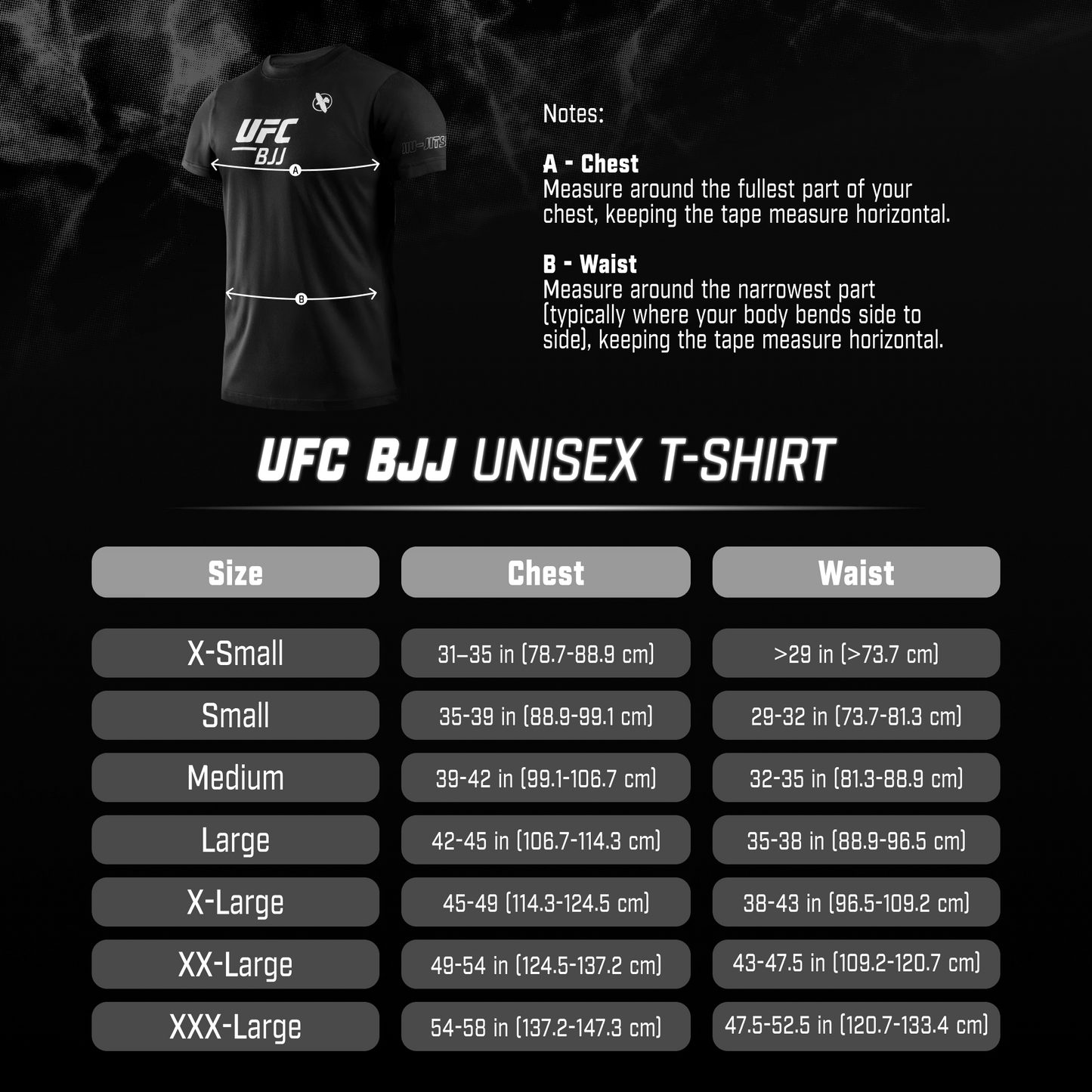 T-Shirt unisex de BJJ de UFC