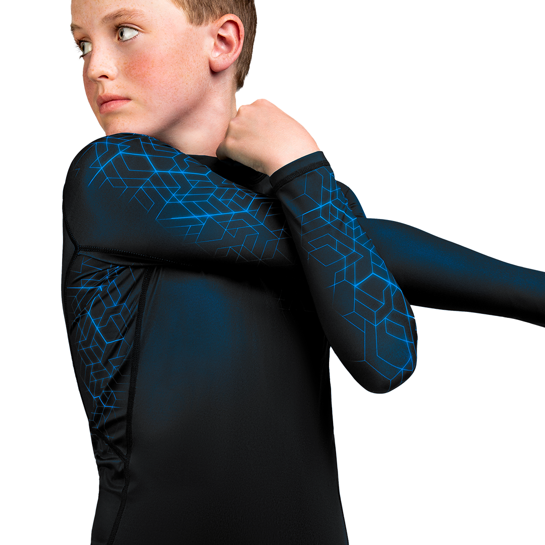 Rashguard de protección para niños Hayabusa Geo
