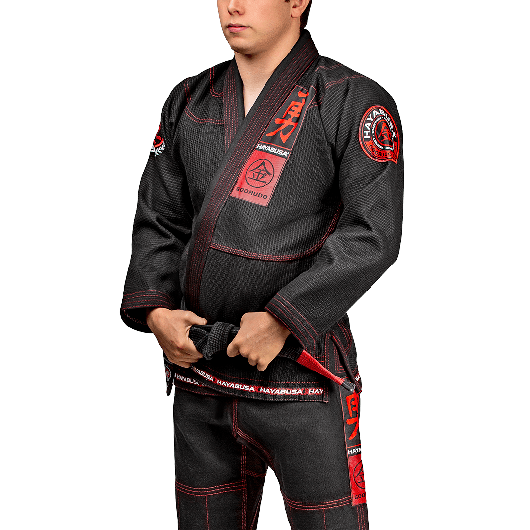 Hayabusa Goorudo 3 Tejido Dorado Jiu Jitsu Gi