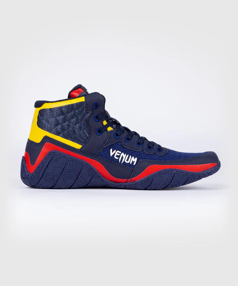 Zapatillas de lucha Venum Elite - Azul/Amarillo