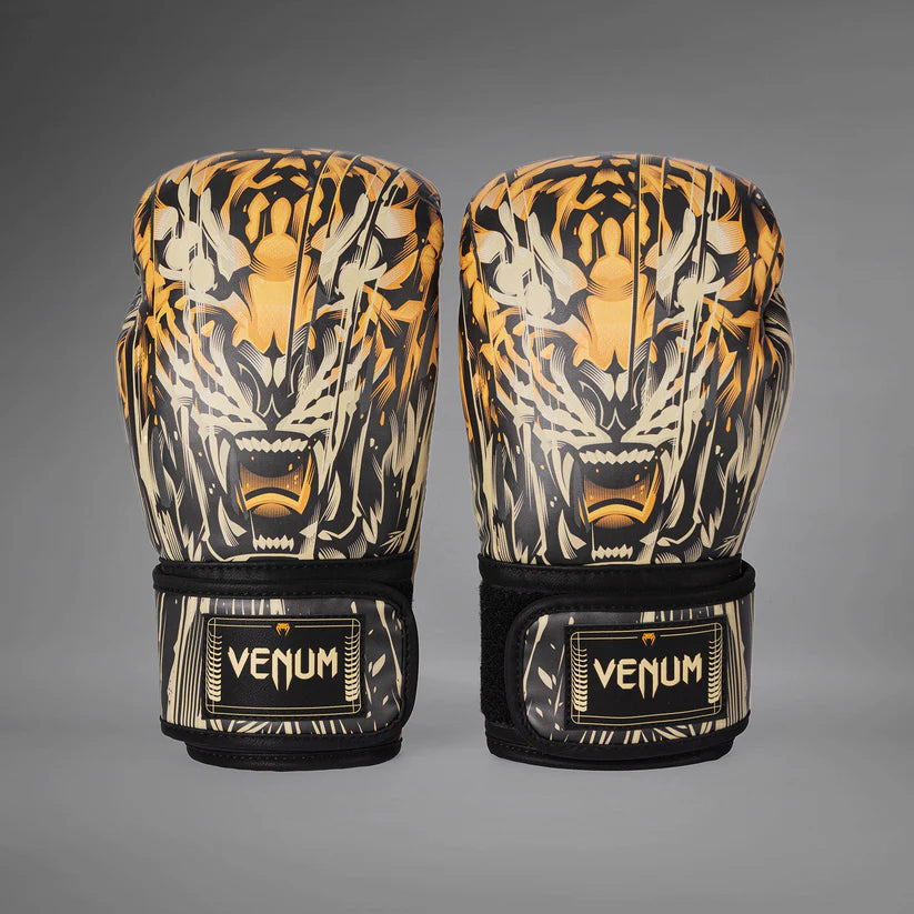 Venum Tiger Guantes de boxeo - Negro/Naranja neón