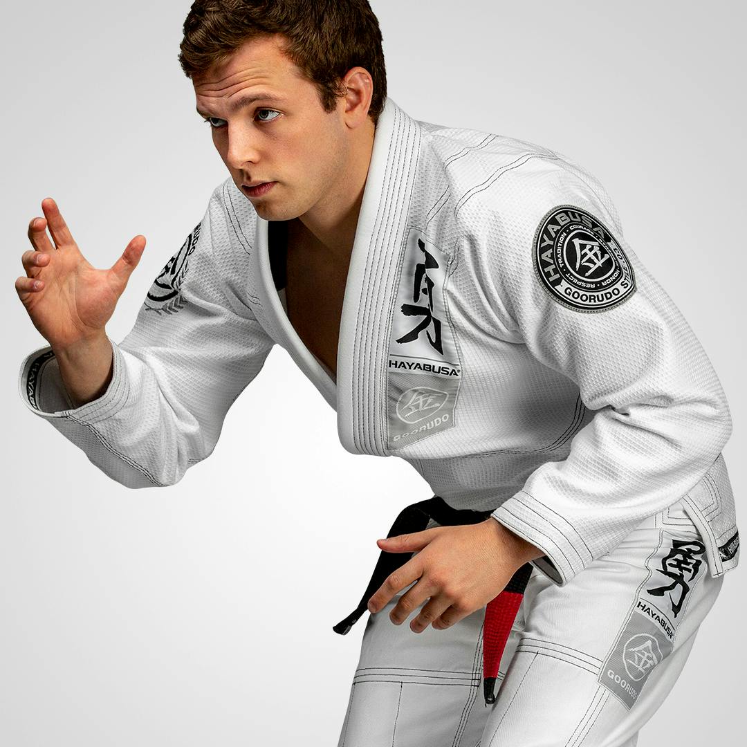 Hayabusa Goorudo 3 Tejido Dorado Jiu Jitsu Gi