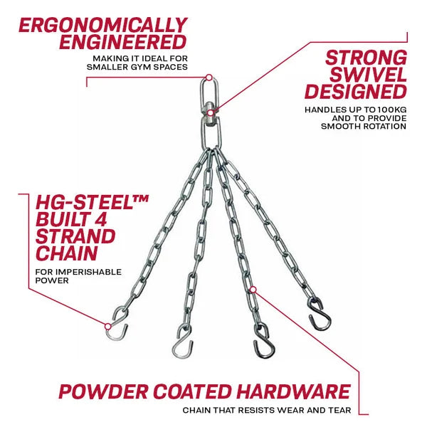 Cadenas para sacos de boxeo RDX X14