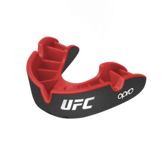 Protector bucal UFC ADULTO PLATA - ROJO