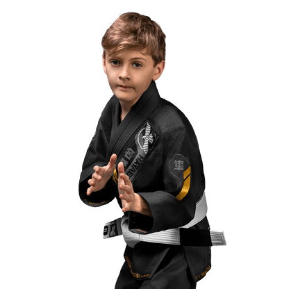 Gi de jiu-jitsu juvenil Hayabusa Ascend NEGRO