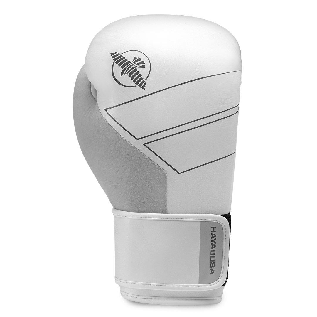 Guantes de boxeo de cuero Hayabusa S4 BLANCOS