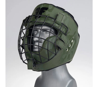 Protector de cabeza Fighter Shock - caqui/camuflaje