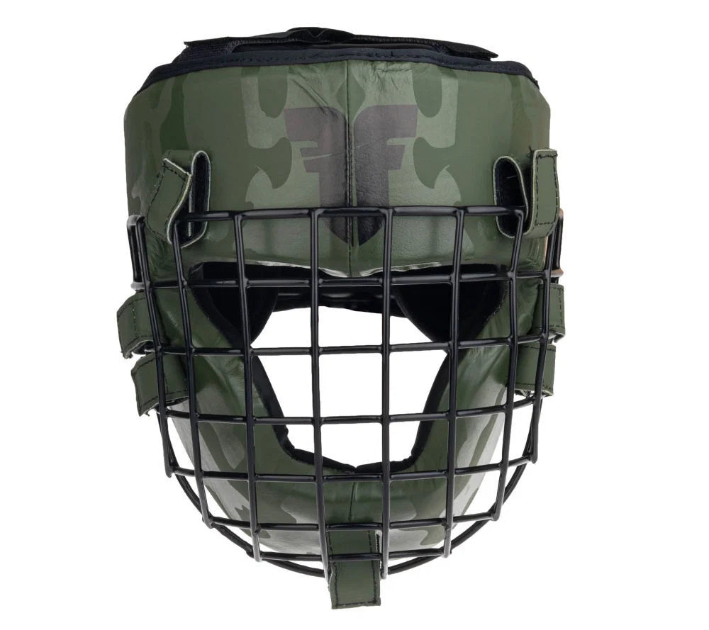 Protector de cabeza Fighter Shock - caqui/camuflaje