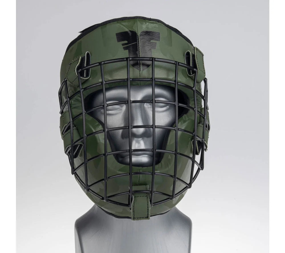 Protector de cabeza Fighter Shock - caqui/camuflaje