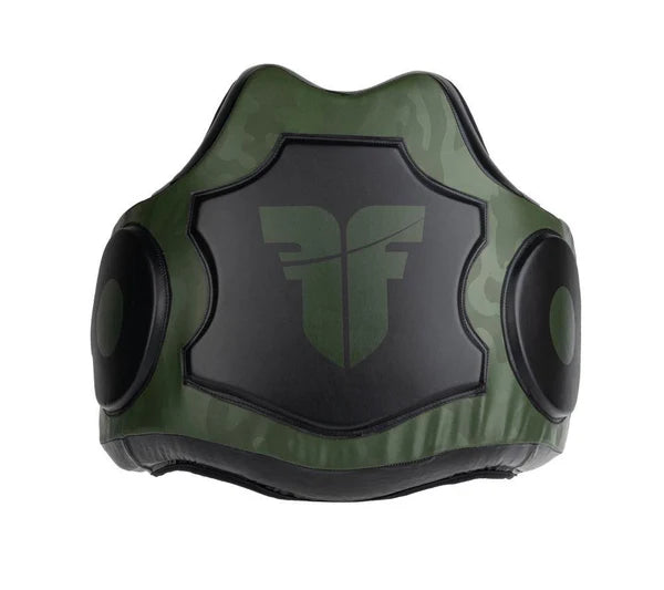 Protector abdominal Fighter Target - caqui/negro