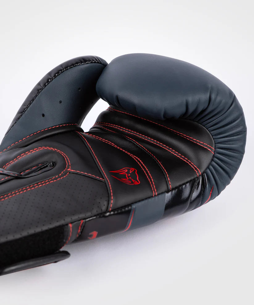 Guantes de boxeo Venum Elite Evo - Azul marino/negro/rojo