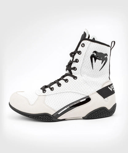 Zapatillas de boxeo Venum Elite - Blanco/Negro