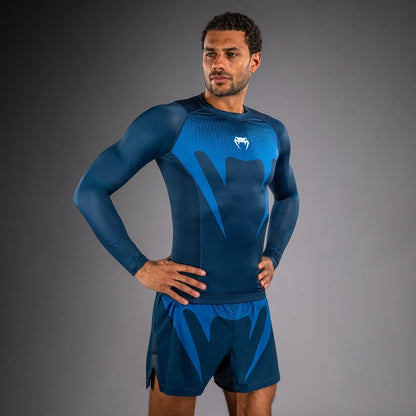 Venum No Gi Rashguards Manga Larga - Indigo