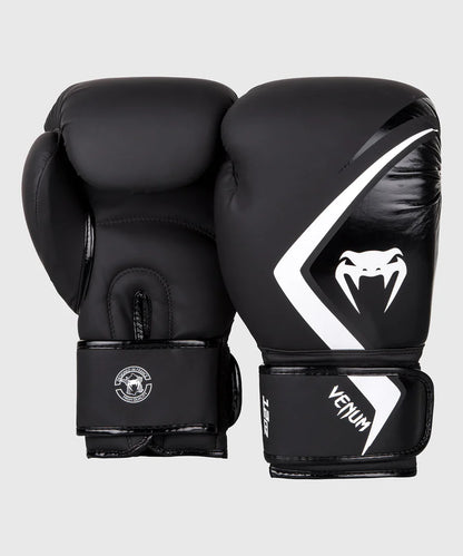 Guantes de Boxeo Venum Contender 2.0 – Negro/Gris-Blanco