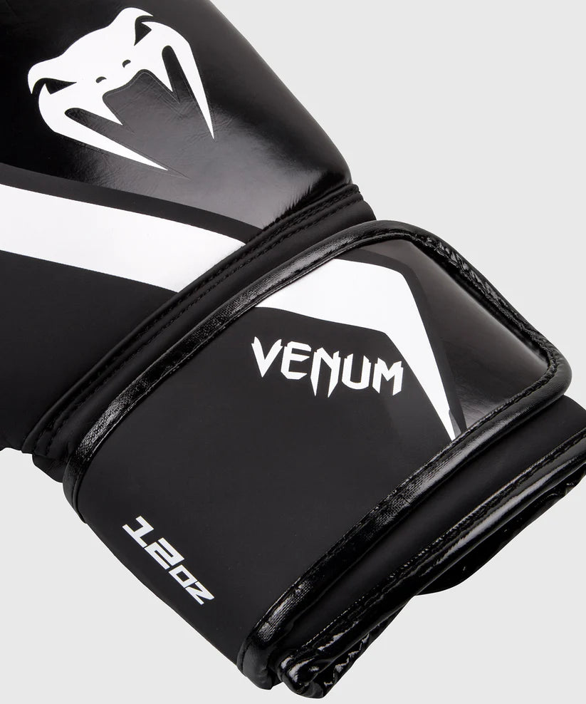 Guantes de Boxeo Venum Contender 2.0 – Negro/Gris-Blanco