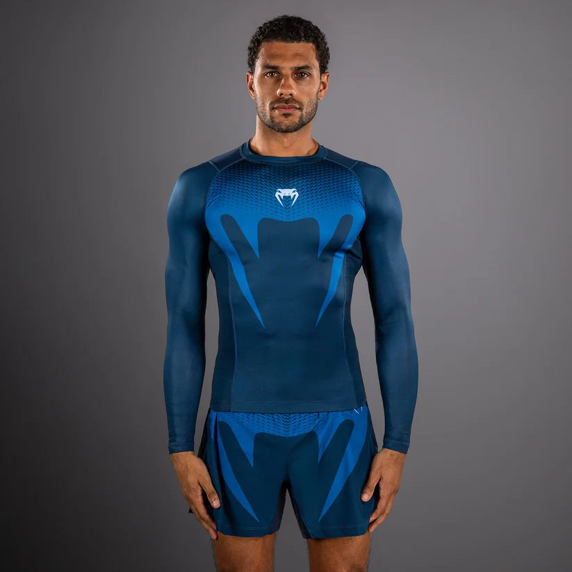 Venum No Gi Rashguards Manga Larga - Indigo
