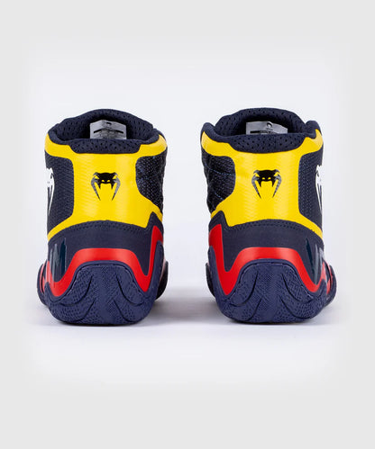 Zapatillas de lucha Venum Elite - Azul/Amarillo