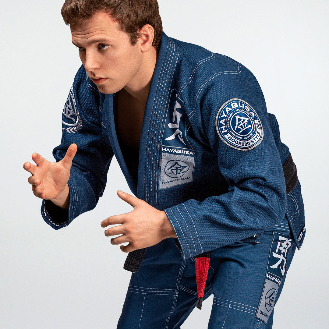 Hayabusa Goorudo 3 Tejido Dorado Jiu Jitsu Gi