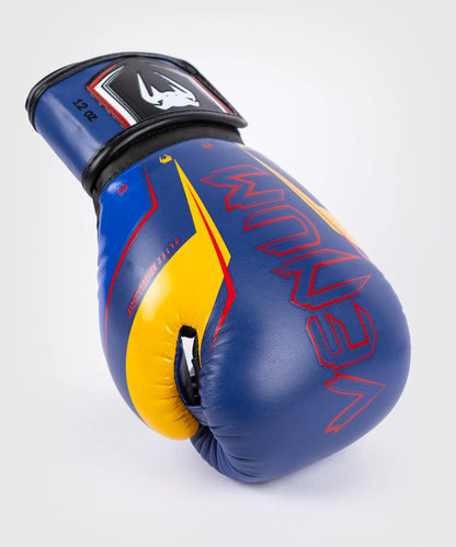 Venum Elite Evo Boxing Gloves - Blue/Yellow