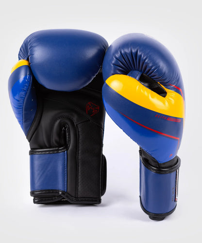 Venum Elite Evo Boxing Gloves - Blue/Yellow