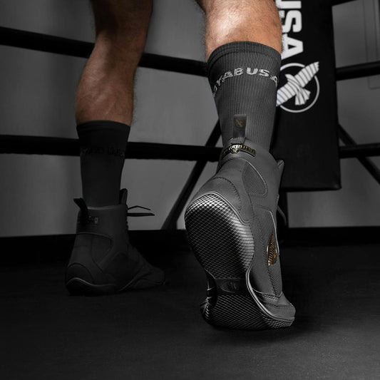 Zapatillas de boxeo Hayabusa Pro NEGRO