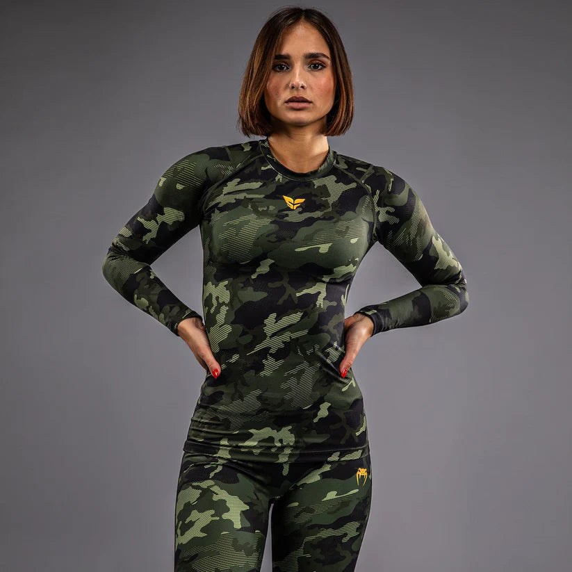 Rashguard Venum x Sophia Rose Women’s Manga Larga - Forest Camo