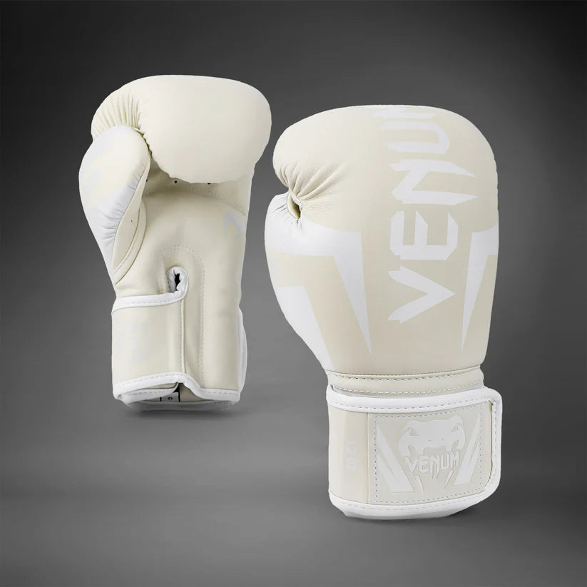 Guantes de Boxeo Venum Elite - White/Ivory