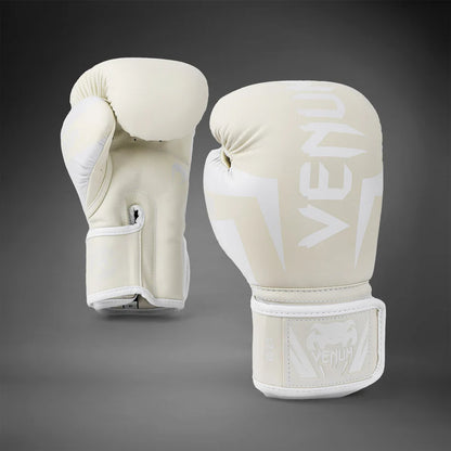 Guantes de Boxeo Venum Elite - White/Ivory