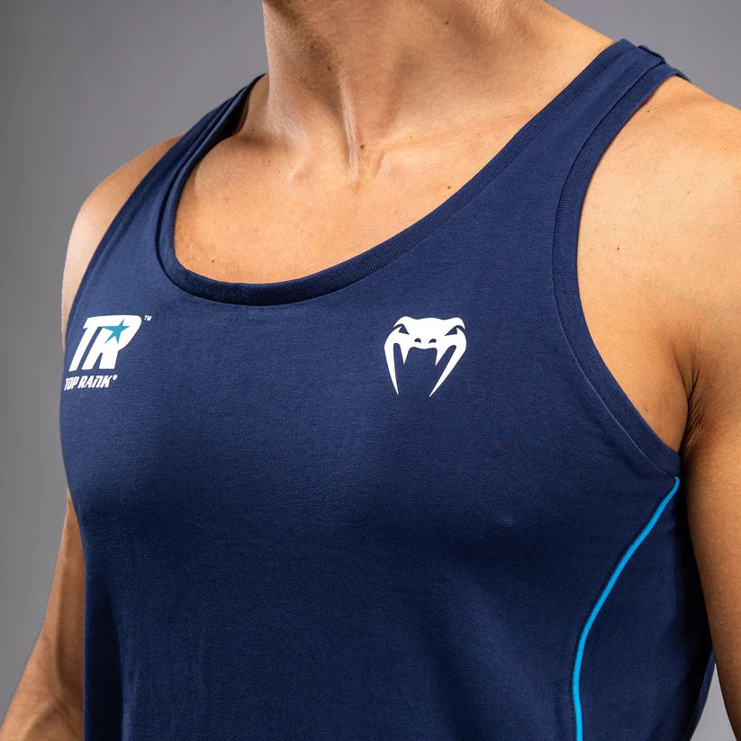 Venum x Top Rank Original Camiseta sin mangas para hombre - Azul marino