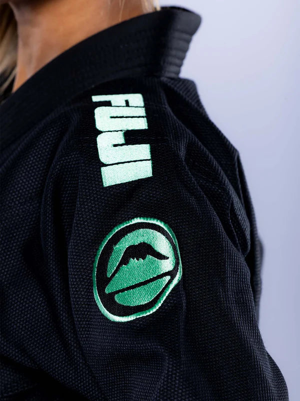 Kimono de BJJ Baseline 2.0 Slim Fit para mujer, color negro menta
